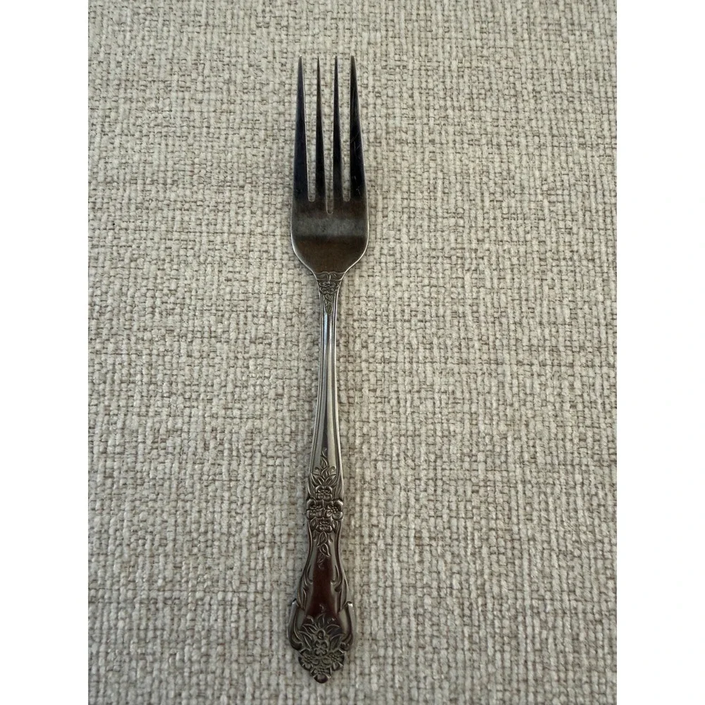 Stanley Roberts Rogers Co Dream‎ Rose Dinner Fork Stainless China Flatware